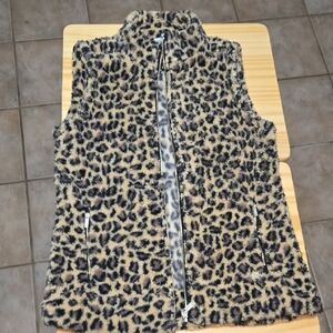 Calvin Klein Animal Print Polyester Vest